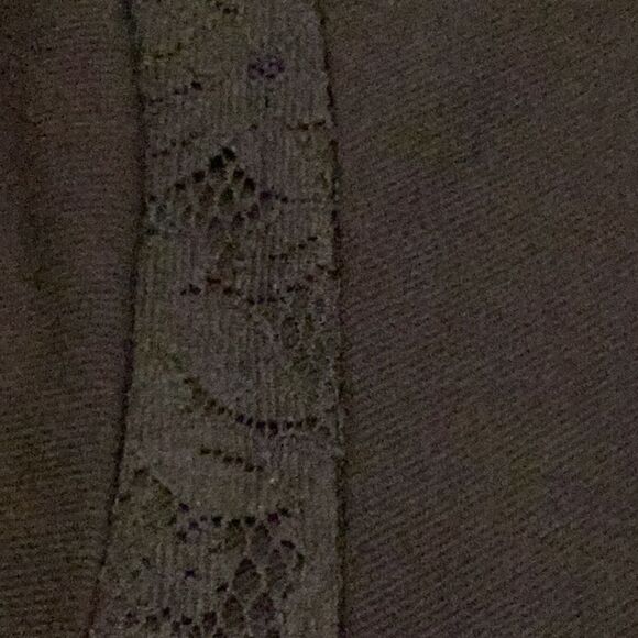 Rebecca Taylor Black Executive Lace Panel Blazer Sz 4 - Picture 16 of 16